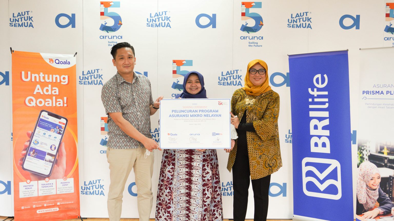 Sambut 5 Tahun Berkarya, Aruna Luncurkan Asuransi Nelayan dengan Qoala