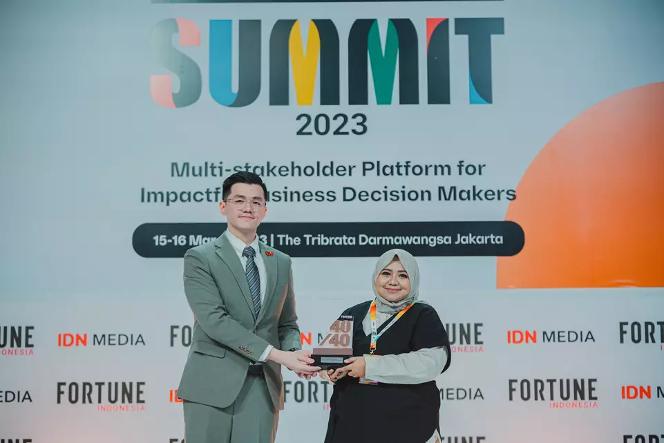 Co-Founder Aruna Terima Penganugerahan Award FORTUNE Indonesia 40 Under 40